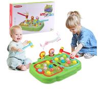 Balakaka Juguete de Martillo con 2 Martillos, Mini Juego Arcade Electrónico con Pantalla de Resultados, Juego Interactivo de Desarrollo para Niños 3+ Años