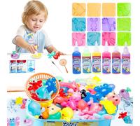 Balakaka Magic Water Elf con 6 Gel de Colores, 3D Coloridos Aqua Gelz Creative Set con 12 Molde, DIY Creativos Geles Mágicos Regalo para Niños 3+ Años