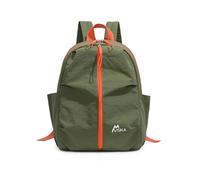 Balakaka Mochila de Nailon para Hombre y Mujer Ligera - Cremallera Suave, Correa Ajustable, Bolsillo Trasero con Cremallera - Ideal para el Día a Día, Trabajo, Paseos o Udiario, Verde