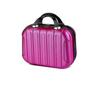 Balakaka Neceser de Viaje Rigido 10L, 14 Pulgadas Neceser de Viaje con Asa y Cintas Elásticas de Sujeción, Impermeable ABS Estuche Maquillaje Mujer Se Puede Colgar en el Equipaje