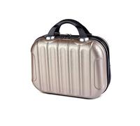 Balakaka Neceser de Viaje Rigido 10L, 14 Pulgadas Neceser de Viaje con Asa y Cintas Elásticas de Sujeción, Impermeable ABS Estuche Maquillaje Mujer Se Puede Colgar en el Equipaje