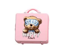 Balakaka Neceser de Viaje Rigido 10L con Cerradura de Combinación, Impermeable ABS Estuche Maquillaje Mujer con Asa, 14 Pulgadas Neceser de Viaje con Estribos Antiarañazos