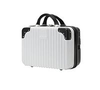Balakaka Neceser de Viaje Rigido Mujer con Asa y Cintas Elásticas de Sujeción, Maletín de Maquillaje de Mano Impermeable Antideslizante ABS Estuche Maquillaje Mujer Rígido ABS Portátil