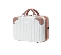 Balakaka Neceser de Viaje Rigido Mujer con Asa y Cintas Elásticas de Sujeción, Maletín de Maquillaje de Mano Impermeable Antideslizante ABS Estuche Maquillaje Mujer Rígido ABS Portátil