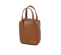 Balakaka Neceser Maquillaje Mujer Pequeña 15 * 7.5 * 18cm, Portátil Mini Neceser de Cosméticos con Compartimento, Impermeables Bolsa de Aseo con Asa y Cremallera para Viaje, Mosca marrón