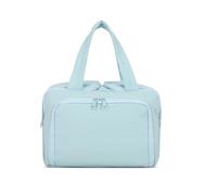 Balakaka Neceser para Viaje Mujer 10L, Múltiples Bolsillos Neceser Maquillaje Viaje Separación Seco/Húmedo, Grande Impermeable Bolsa de Maquillaje para Niña, Azul Claro
