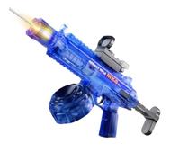 Balakaka Pistola ad Acqua Elettrica con Serbatoio da 270ml e Luci LED Lampeggianti, con Mirino di Puntamento, Regalo per Festa in Piscina e Vacanze al Mare, Azul
