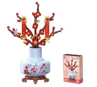 Balakaka Ramo de Flores Sets de Construcción con Jarrón, Flor de Bloques de Construcció Serie de Plantas Decoración del Hogar, Regalo para Esposas Mujeres