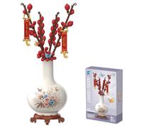 Balakaka Ramo de Flores Sets de Construcción con Jarrón, Flor de Bloques de Construcció Serie de Plantas Decoración del Hogar, Regalo para Esposas Mujeres