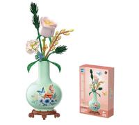 Balakaka Ramo de Flores Sets de Construcción con Jarrón, Flor de Bloques de Construcció Serie de Plantas Decoración del Hogar, Regalo para Esposas Mujeres
