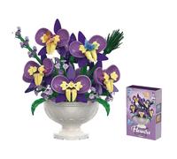 Balakaka Ramo de Flores Sets de Construcción con Jarrón, Flor de Bloques de Construcció Serie de Plantas Decoración del Hogar, Regalo para Esposas Mujeres