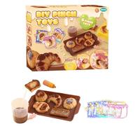 Balakaka Squishy Maker Juguete Relax, Antiestrés de Silicona para Apretar con Molde y Bolsitas Decorativas, Colgante Delicado Regalitos Cumpleaños Niños 3+