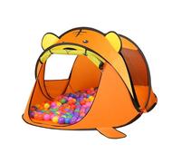 Balakaka Tienda de Juegos para Niños 182x96x76 cm, Tipi Infantil Montaje Rápido para Jugar en Interiores y Exteriores, Pop Up Tienda Campaña para Niños 3-8 Años, Tigre Naranja
