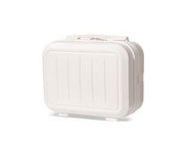 Balakaka Vanity Case Funda Rígida con asa y Bandolera Mini Maletín de Viaje Neceser ABS Estuche de Viaje Práctico Maletín de Almacenamiento Oro Rosa para Cosméticos Neceser de Viaje Material rígido