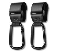 Balala Ganchos Carro Bebe 2 Un, MosquetóN Universales, Multifuncional Bebé Clips de Carrito Bolsa de Cochecito Ganchos Cochecito Andador para Colgar Bolsas, Mochila, Manillar Carrito Bebé - 15Kg