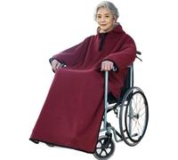 BALAMLB Capa Poncho para Silla De Ruedas Fundas Térmica Portátil para Silla De Ruedas, Ropa Térmica para Silla De Ruedas A Prueba De Viento Espesa, Manta Térmica para Silla De Ruedas para Mayores