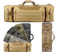 BALAMLB Estuche Blando Bolsa Doble para Rifles,Mochila De Rifle Táctico De Transporte para Pistola De Escopeta Suave De Airsoft,Bolsa para Armas De Campo Militar,Transporte Armas De Fuego B,36in/90cm