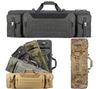 BALAMLB Estuche Blando Bolsa Doble para Rifles,Mochila De Rifle Táctico De Transporte para Pistola De Escopeta Suave De Airsoft,Bolsa para Armas De Campo Militar,Transporte Armas De Fuego A,36in/90cm