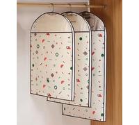 BALAMLB Fundas De Ropa con Cremallera 3 Piezas, Fundas Ropa Armario Ligera, Bolsa Tela De No-Wonven Cubiertas Protectora De Ropa Transpirables, Fundas De Ropa Lavable para Guardar Ropa D,M+L+XL-3pcs