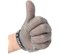 BALAMLB Guantes Resistentes A Cortes Butcher Guantes Resistentes Al Corte De Acero Inoxidable, Corte De Ropa De Corte De Madera Talla De Corte De Vidrio Taller, Protezione Contro I Tagli 1pcs,S