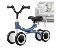 Balance Bike - Kids Four Wheel Beginner Stability Rider, Ultra-Light Indoor Push Along Learning Cycle for and 12-36 Months | Motor Coordination Starter Toy Home Activity Play Use