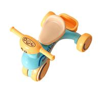 Balance Bike - Paseo en juguetes para bebé de 1 año, música, luces, mango de spin, juguete interactivo | Kids Rides on Tricycle Early Learning Indoor Outdoor Gift para niños Niñas
