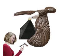 Balance Bird Toy - 17 x 13 cm Science Balance Toys for Desktop - Interactive Learning Funny Desktop Eagle, Educational Science Balanced Toy, Interactive Novelty Eagle Trick with Pyramid