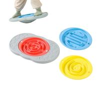 Balance Board - 2 In 1 Sensory Maze | 3 Interchangeable Track Plates