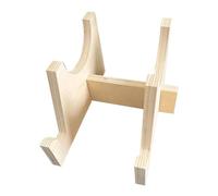 Balance Board Storage Rack - Balancing Board Bracket | Wooden Exercise Balancing Stability Trainer Bracket | for Indoor Fitness Center Home Gym