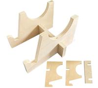 Balance Board Storage Rack, Wooden Roller Boards Stand, 8.66x7.87x5.43 Inches Exercise Balancing Stability Trainer Bracket, Floor Organizer, Home Gym Storage for Indoor Adult Fitness Training Use