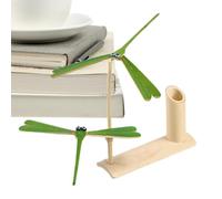 Balance Dragonfly Ornament, Retro Suspension Statue, Traditional Handcraft Figure, Interesting Bedside Table Workplace Decor, Playful Home Classroom Desk Companion, Display Gear for Kids, Boys, Girls