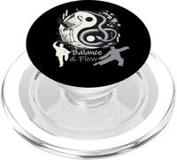 Balance & Flow Tai Chi Yin Yang Grulla Serpiente Artes Marciales PopSockets PopGrip para MagSafe