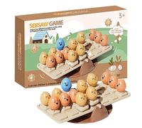 Balance Game,Chicken Design Puzzle Educational Interactive Activity,Seesaw Stacking Game For Playground Backyard Birthday Classroom Toddler Preschool Kids