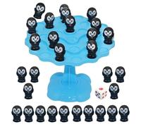 Balance Game, Stacking Board Game, Mental Focus Kids Safe Skill Builder Colorful Pieces Educational Fun Stacking Challenge Penguin Theme Ready, Balance Plate for Family, Boys, Girls