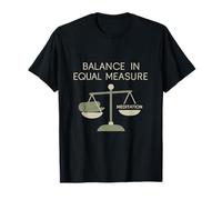 Balance in Equal Measure Yoga Mindfulness Print Camiseta