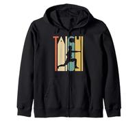Balance in Motion - Regalo Retro de Artes Marciales de Tai Chi Yin Yang Sudadera con Capucha
