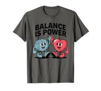 Balance Is Power Brain Heart Hi-Five Emotional Intelligence Camiseta