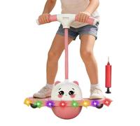 Balance Jumping Ball, Glowing Bounce Toy, 14.57x6.3x25.59 Inches Durable Build, Outdoor Fun Toy with Bright Glowing Feature, Exercise Play Accessory with Safe Design, Jumping Ball for Kids Teens Adult