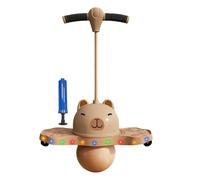 Balance Jumping Ball - Glowing Handle Jumper Toy for Kids Teens Adults | Fun Balance Training Exercise for Home Backyard Living Room Bedroom Playroom Playground Park Garden Yard