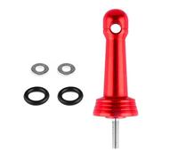 Balance Pesca Varilla Aluminio Balanciador Carrete Pesca Inserción En/Tornillo En Soporte con Anillos Junta Estabilizador Carrete Pesca