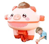 Balance Pig On The Rope - Robot Monociclo con Función De Giroscopio, Interactivo De Aprendizaje De Física para Niños Niños Pequeños | para Interior Exterior con Efecto Equilibrista Entre