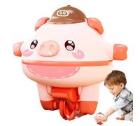 Balance Pig Toy, ABS Pig Walking Tightrope with Gyroscope Mechanism, Interactive Funny Learning Toy for Kids, Educational Novelty Game Promoting, and Skill Development