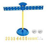 Balance Scale Kids, Early Learning Toy, Number Beam Classroom Aid with Sturdy Build, Scale Device for Preschoolers Kindergarten Boys Girls Home Classroom School Bedroom Study Playroom 13 x 27 x 6,5 cm