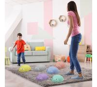 Balance Stepping Stones - Children’s Sensory Play Equipment | Non-Slip Obstacle Course Stones for Coordination, Balance, and Agility Training, Fun Developmental Toy for Toddlerz Home Schoolyard Fitnes
