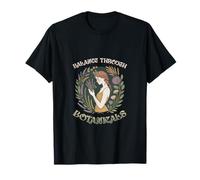 Balance Through botanicals l Green Witch Magic Camiseta