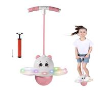 Balance Toy - Luminous Glowing Stunt Sphere, Hand Grip Safety Attachment, Indoor Friendly Floor Protection Base, Dynamic Reflex Building Gear | For Play & Active Parenting