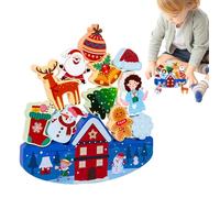 Balance Toy - Stacking Game | Building Blocks | Halloween Christmas Stacking Blocks, Wooden Balance Toy, Halloween & Christmas Wooden Building Blocks Educational Balance Toy For Home, School, Travel