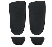 Balanceador de elevación desigual de longitud de pierna de 6 mm para hombres y mujeres, negro, 2 izquierdas pequeñas