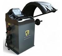 Balanceador de ruedas semiautomático | balanceador de ruedas robusto para llantas de 10-24" | carga de rueda de 65 kg, precisión de ±1 g | suministro ideal para talleres de automóviles y servicio de