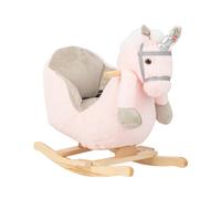 Balancín Caballito con asiento y sonido - COLOR : Rosa